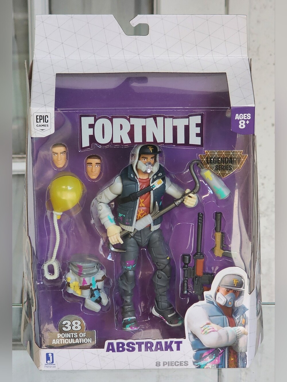 New Epic Games Abstrakt Legendary Series Fortnite Articulated Figure